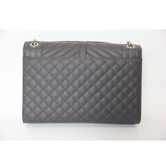 YSL Large Envelope quilted crossbody shoulder bag - Picture 3 of 12
